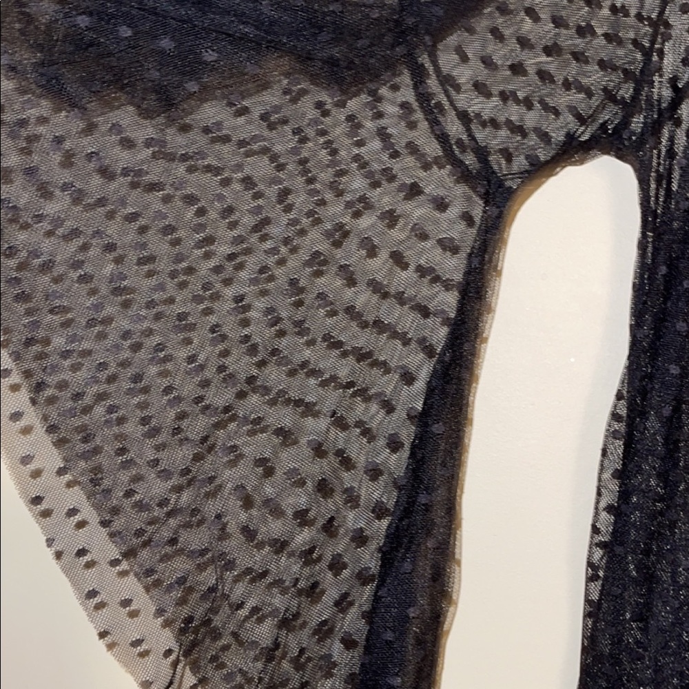 Sheer black kimono
